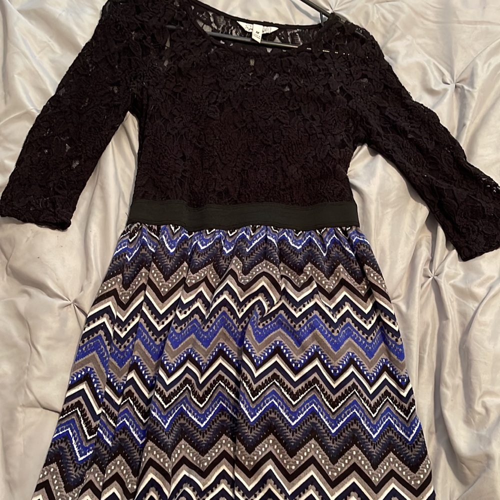 Lace/Tank Sweater Dress